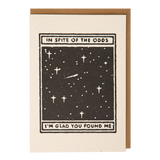 In Spite of the Odds Letterpress Greeting Card