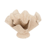 Sculpted Bloom Pedestal Bowl