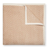 Harborview Herringbone Tan Blanket Family Size