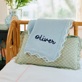 Weezie Baby Blanket Light Blue
