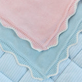 Weezie Baby Blanket Light Blue
