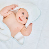 Weezie Baby Hooded Towel Blue Gingham