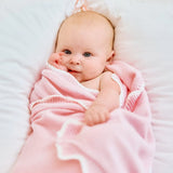 Weezie Baby Blanket Light Pink