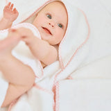 Weezie Baby Hooded Towel Pink Gingham