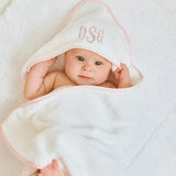Weezie Baby Hooded Towel Pink Gingham