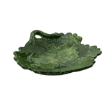 Green Oak Leaf Plate